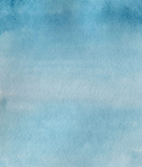Abstract blue watercolor background