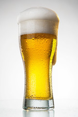 Beer mug, beer in the glass