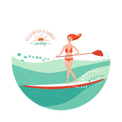 Stand Up Paddle Surfing