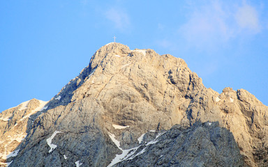Fototapeta na wymiar Gipfel der Plenge (Alpen) (02)