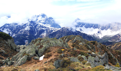 Wanderweg zum Gipfel (karnische Alpen) (03)