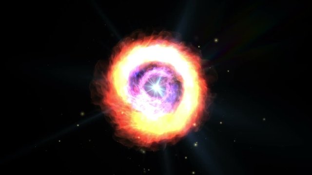new galaxy explosion