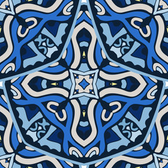 Abstract seamless pattern for fabric