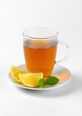 cup of tea with lemon