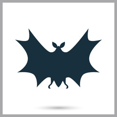 Bat icon on the background