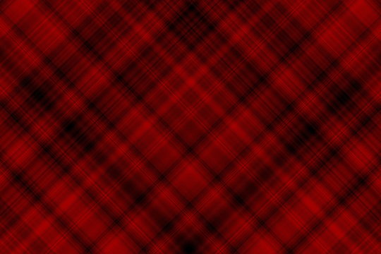 Illustration With Red And Black Checkered Diagonal Lines