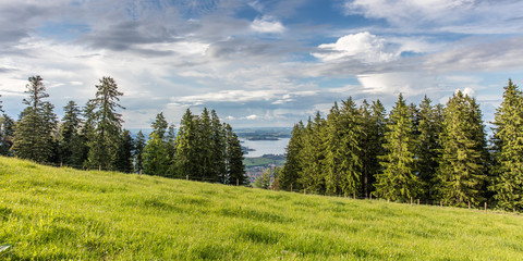Fototapeta premium blick zum chiemsee