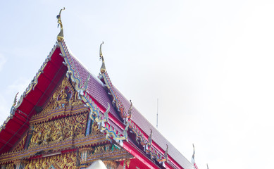 Obraz premium Church of Thailand with sky background