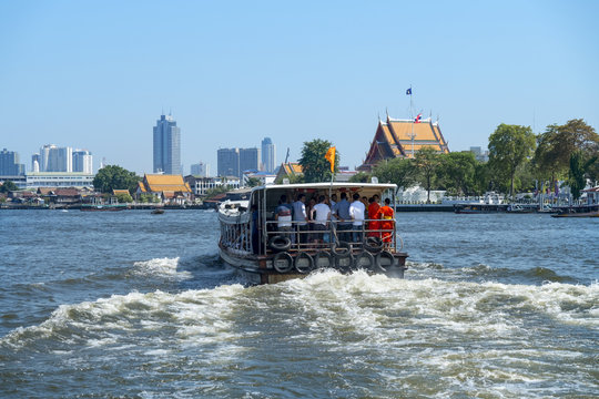 Chao Phraya River In Thailand