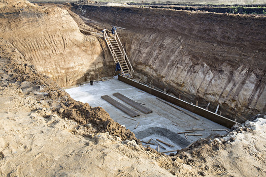 View of Construction pit