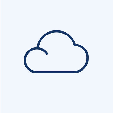 Vector cloud icon