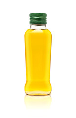 oil bottle isolated on white background