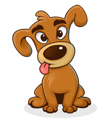 Cartoon funny dog