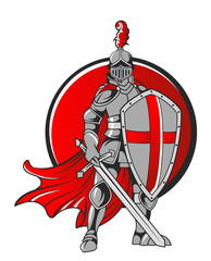 knight holding sword