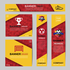 Banner for Website Ads.Ratio,728x90,300x250,200x200,120x600,160x