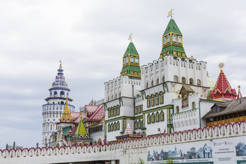 Fototapeta na wymiar Cultural-Entertainment Complex Kremlin In Izmailovo in Moscow, Russia