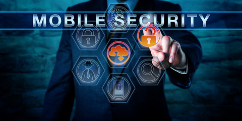 Industry professional Pressing MOBILE SECURITY