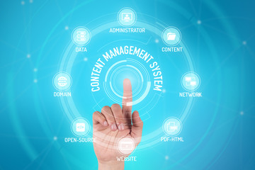 CMS TECHNOLOGY COMMUNICATION TOUCHSCREEN FUTURISTIC CONCEPT