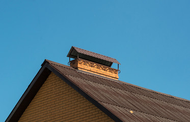 Chimney on the roof