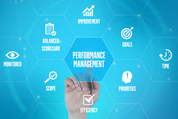 PERFORMANCE MANAGEMENT TECHNOLOGY COMMUNICATION FUTURISTIC CONCE