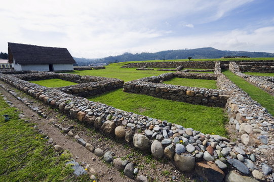 Inca ruins, Historic Centre of Santa Ana de los Rios de Cuenca, Cuenca, Ecuador