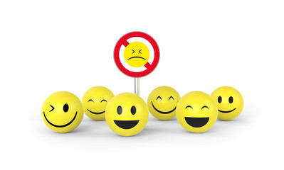 Schlechte Laune ist verboten