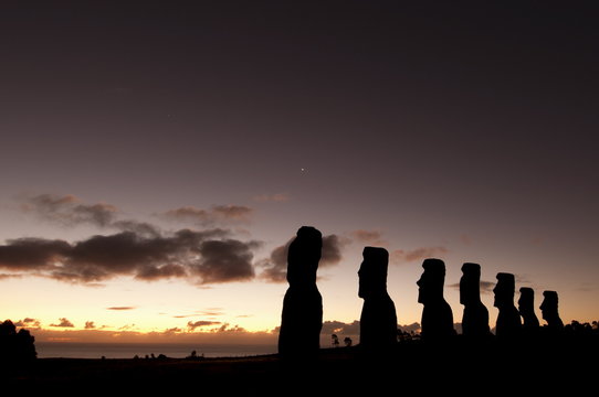 Ahu Akivi, Rapa Nui (Easter Island), Chile
