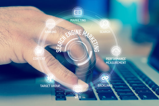 SEM TECHNOLOGY COMMUNICATION TOUCHSCREEN FUTURISTIC CONCEPT