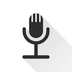 Microphone - vector icon.