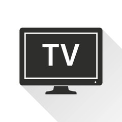 TV - vector icon.