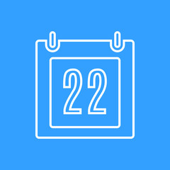 Calendar - vector icon.