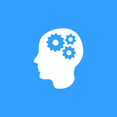 Brain - vector icon.