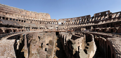 The Colosseum is also called as the Flavian Amphitheater of Rome