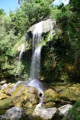 Fototapeta na wymiar Wasserfall El Nicho in Kuba