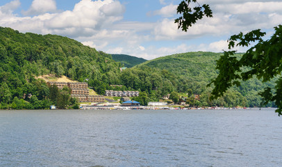 Marina and townhouses on Cheat Lake Morgantown