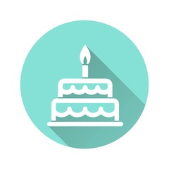 Cake - vector icon