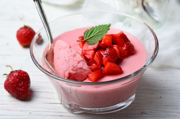 Strawberry Mousse, Delicious Berry Dessert