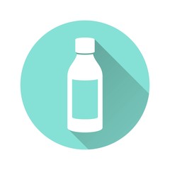 Medicine bottle - vector icon