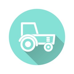 Tractor - vector icon