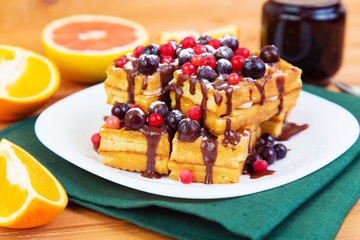 Belgian waffles