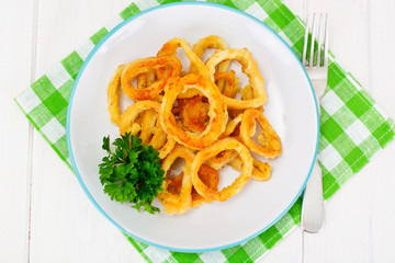 Rings of Squid Fried, Grilled