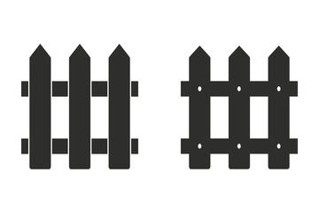Fence - vector icon.