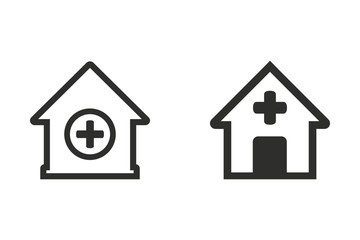 Fototapeta premium Hospital - vector icon.