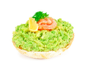 Sandwiches with Avocado and Salmon