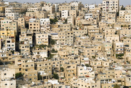 View over city, Amman, Jordan