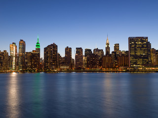 Fototapeta na wymiar New York City Manhattan buildings skyline 