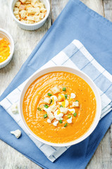 sweet potatoes cauliflower soup