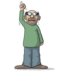 character very angry