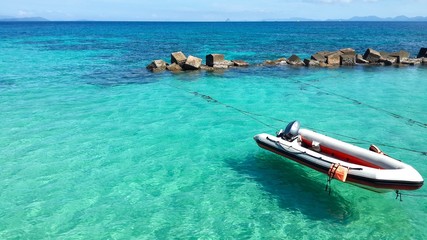  Paradise beach in Koh maiton island , phuket ,Thailand