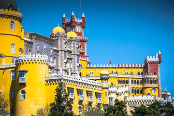 Sintra, Portugal at Pena National Palace.